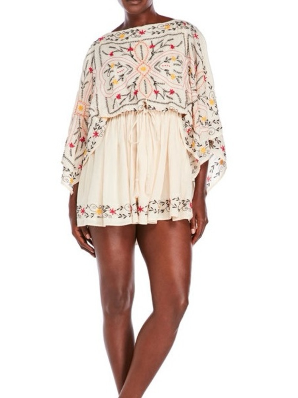 Free People Frida Embroidered Mini Dress